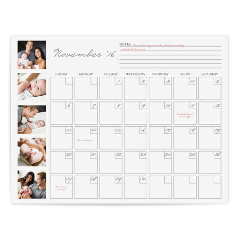 Dry Erase Calendar 001